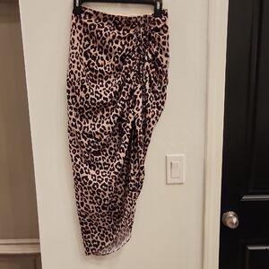 H&M Leopard Print Skirt